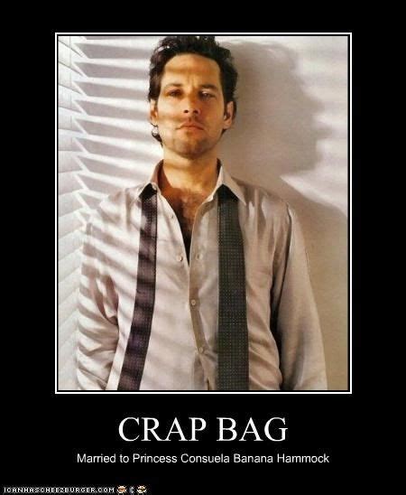 friends crap bag|paul rudd friends name change.